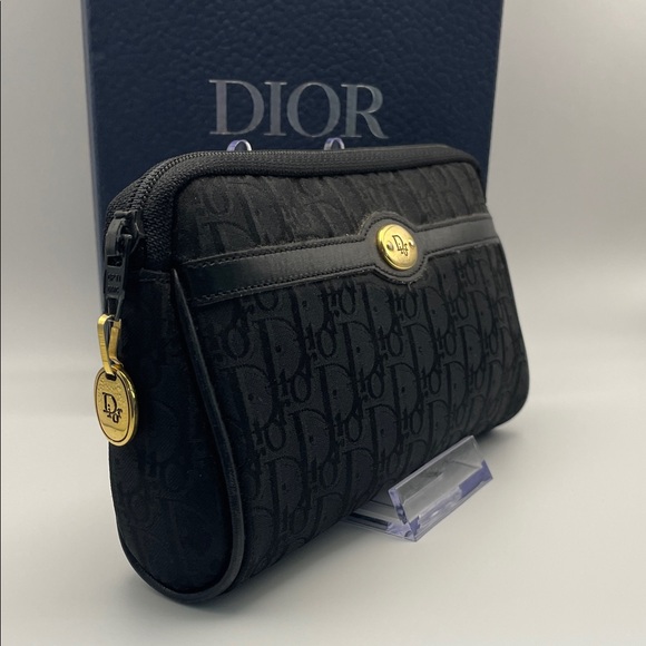 🎁 Dior Black Monogram Clutch Full Inclusion - Picture 2 of 11